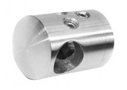 Manguito de conexión para Ø12/plano, AISI 304, SATINADO