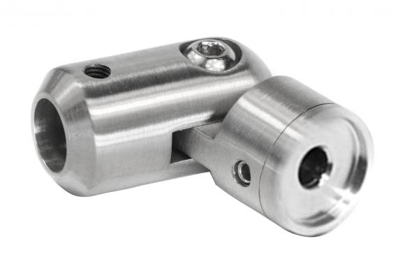 Foto Manilla frontal para Ø12/plano - ajustable, AISI 304, SATINADO