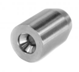 Manilla frontal para Ø12mm, AISI 304, SATINADO