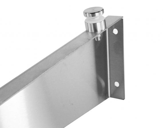 Foto Marquesinas de vidrio brazo pequeño (derecho) / 711 mm, AISI 304, SATINADO