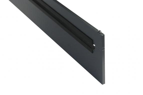 Foto Marquesinas de vidrio tipo espada, S235, RAL 7016 MATE