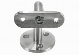 Montaje a pared - pasamanos (tubo Ø 42,4 mm), AISI 316, SATINADO