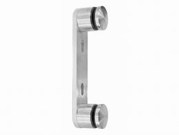 Montaje doble para vidrio fi 50/30 mm, AISI 304, SATINADO