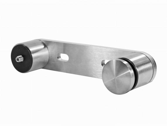 Foto Montaje doble para vidrio fi 50/50 mm, AISI 304, SATINADO