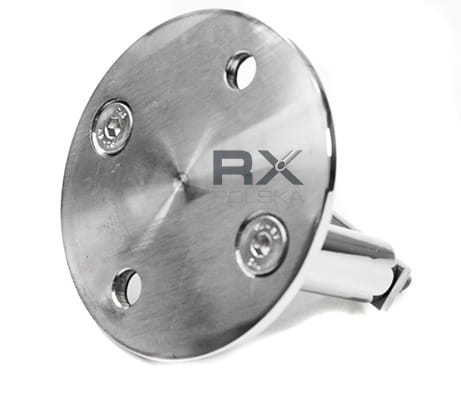 Foto Montaje lateral del poste 42,4mm, AISI 304, Pulido