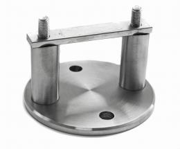 Montaje lateral del poste 42,4mm, AISI 316, SATINADO