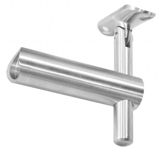 Foto Montante de montaje Ø 42,4 - pasamanos (tubo Ø 42,4 mm), con regulación, AISI 304, SATINADO