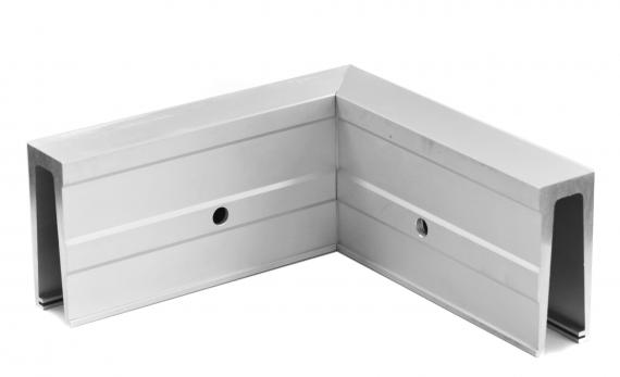 Foto Perfil angular exterior de aluminio ETK.002.Z2.AL.A, ANODIZADO