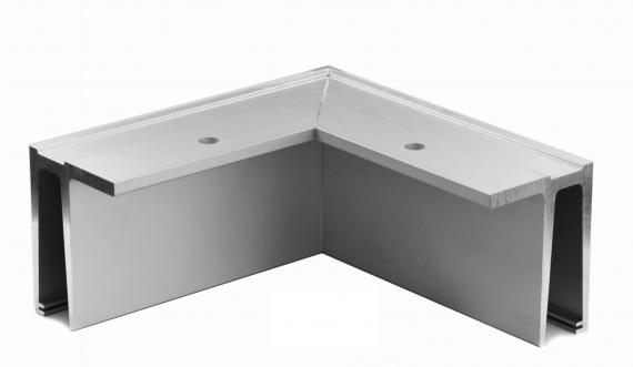 Foto Perfil angular exterior de aluminio ETP.002.03.AL.A, ANODIZADO