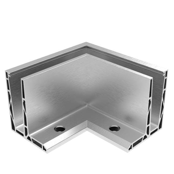 Foto Perfil angular de aluminio ETP.006.03.AL.A, ANODIZADO