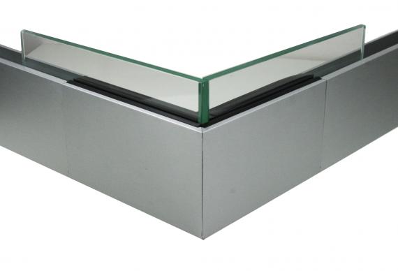 Foto Perfil angular exterior de aluminio ETP.001.01.AL.A, ANODIZADO
