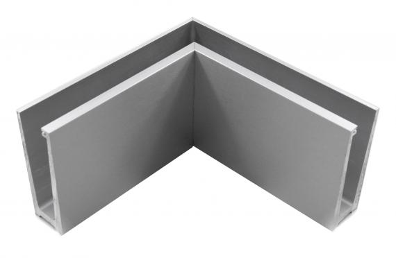 Foto Perfil angular interior de aluminio ETP.001.01.AL.A, ANODIZADO