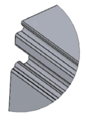 Foto Perfil angular de aluminio ETK.K105.110.20.AL.A, ANODIZADO