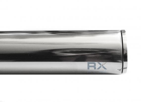 Foto Pasamanos 42,4mm colocado sobre vidrio, AISI 316, Pulido / 2,5m