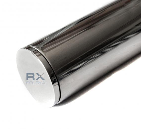 Foto Pasamanos 42,4mm colocado sobre vidrio, AISI 316, Pulido / 2,5m