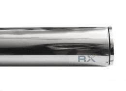 Pasamanos 42,4mm colocado sobre vidrio, AISI 316, Pulido / 5m