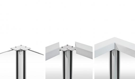 Foto Pasamanos 60x40 mm para ranuras, longitud 5 m, ALUMINIO EN BRUTO