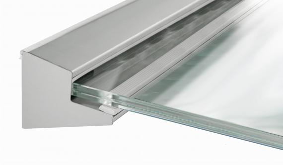 Foto Perfil de aluminio para marquesina de vidrio La Pensilina  /L 2000 mm