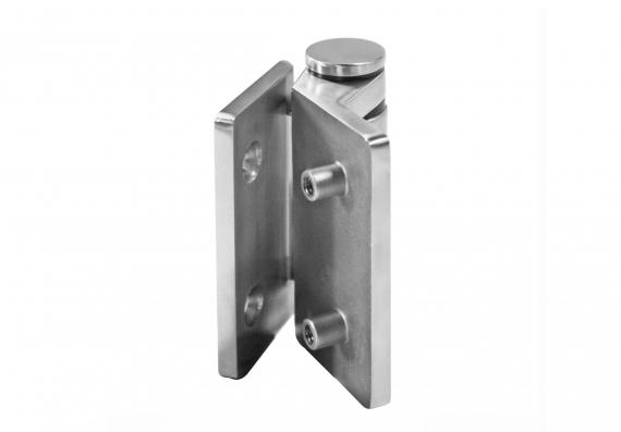 Foto 90° Hinge Glass-to-Wall 12–12.76 mm, AISI 316, Satin Finish