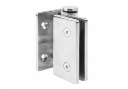 90° Hinge Glass-to-Wall 12–12.76 mm, AISI 316, Satin Finish