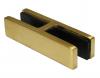 Foto Pinzas para vidrio103x34x25 mm, 12-15 mm, AISI 316, ORO SATINADO