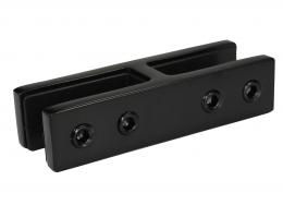 Pinzas para vidrio103x34x25 mm, 12-15 AISI 316, RAL 9005 MATE