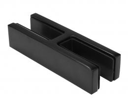 Pinzas para vidrio103x34x25 mm, 12-15 AISI 316, RAL 9005 MATE