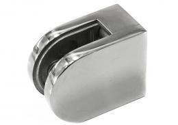 Pinzas para vidrio40x50 mm superficie plana, AIS 316, Pulido