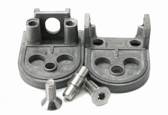 Foto Pinzas para vidrio40x50 mm para superficie plana, ZAMAK, EN BRUTO