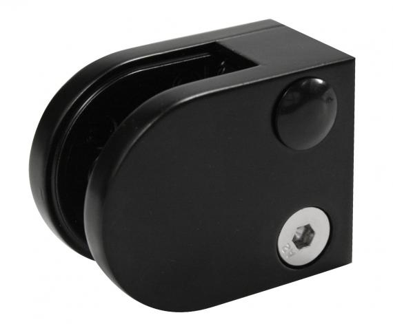 Foto Pinzas para vidrio40x50 mm para superficie plana, ZAMAK, RAL 9005