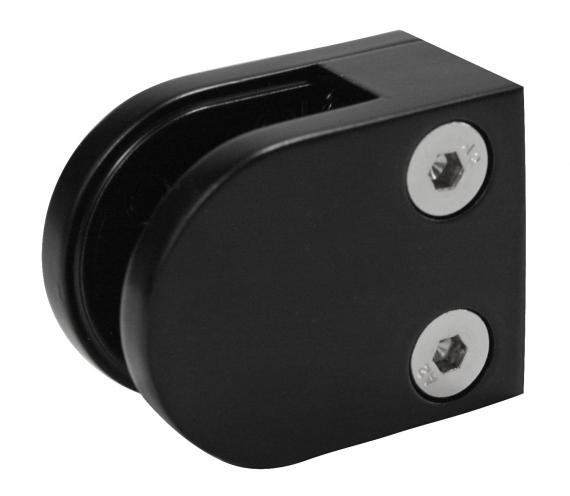 Foto Pinzas para vidrio40x50 mm para superficie plana, ZAMAK, RAL 9005