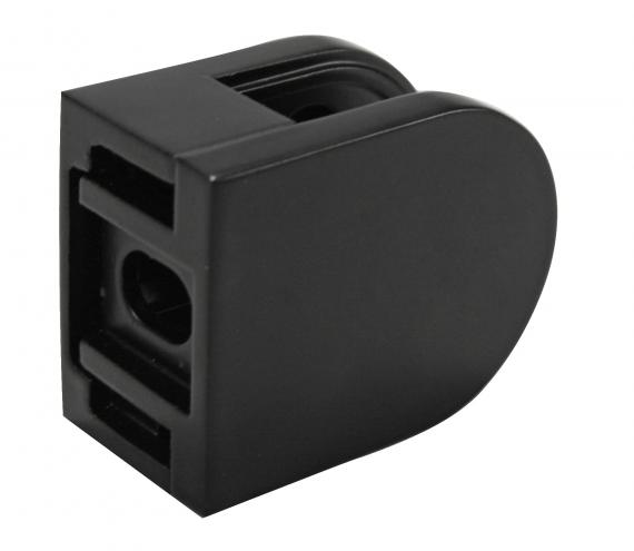 Foto Pinzas para vidrio40x50 mm para superficie plana, ZAMAK, RAL 9005