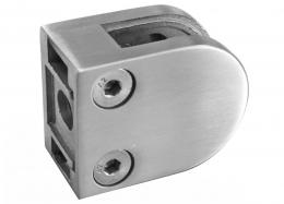 Pinzas para vidrio40x50 superficie plana, AISI 304, SATINADO