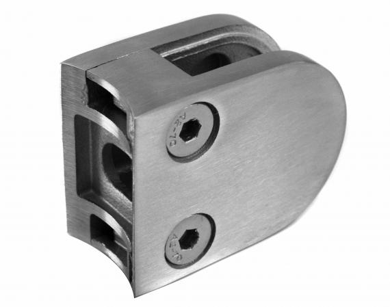 Foto Pinzas para vidrio40x50 para tubería de 42,4 mm, ZAMAK, SATINADO