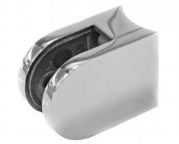 Pinzas para vidrio40x50 tubo de 33,7 mm, AISI 304, Pulido