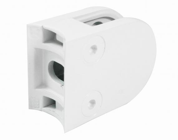 Foto Pinzas para vidrio40x50 para tubo de 33,7 mm, AISI 304, RAL 9003 MATE