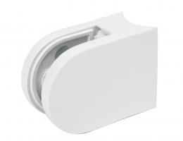 Pinzas para vidrio40x50 tubo de 33,7 mm, AISI 304, RAL 9003 MATE