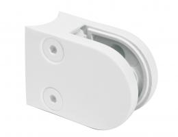 Pinzas para vidrio40x50 tubo de 33,7 mm, AISI 304, RAL 9003 MATE