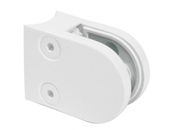 Foto Pinzas para vidrio40x50 para tubo de 33,7 mm, AISI 304, RAL 9003 MATE