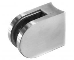 Pinzas para vidrio40x50 tubo de 42,4 mm, AISI 316, SATINADO