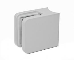 Pinzas para vidrio45x45/42,4 mm, ZAMAK, RAL 9003