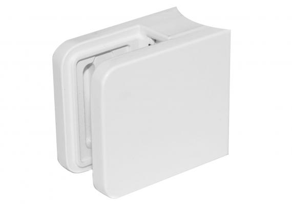 Foto Pinzas para vidrio45x45/42,4 mm, ZAMAK, RAL 9003