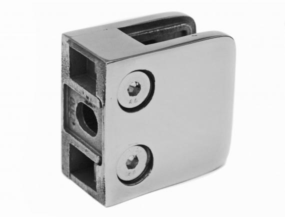 Foto Pinzas para vidrio45x45 mm para superficie plana, AISI 304, Pulido.