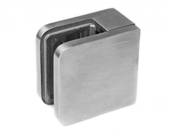 Foto Pinzas para vidrio45x45 mm para superficie plana, AISI 316, SATINADO.