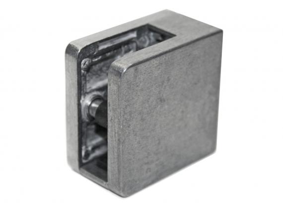 Foto Pinzas para vidrio45x45 mm con placa de protección para superficie plana, ZAMAK, CRUDO