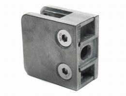 Pinzas para vidrio45x45 mm superficie plana, ZAMAK, CRUDO.