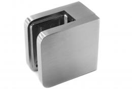 Pinzas para vidrio45x45 mm superficie plana, ZAMAK, SATINADO