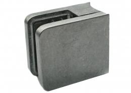 Pinzas para vidrio45x45 para tubería de 42,4 mm, ZAMAK, EN BRUTO