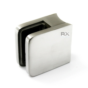 Foto Pinzas para vidrio45x45 para tubo 42,4 mm, AISI 316, SATINADO