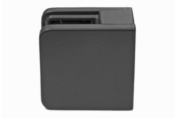 Foto Pinzas para vidrio45x45mm, ZAMAK, RAL 7016